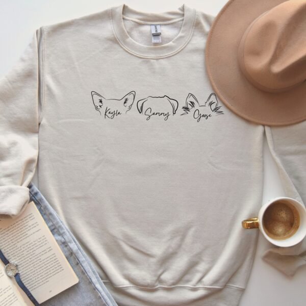 Custom Pet Ears - Crewneck Sweatshirt